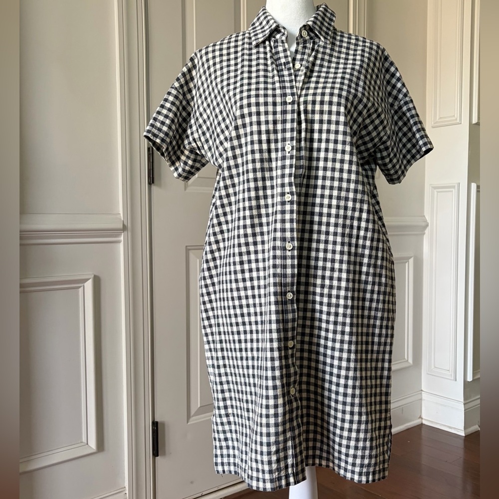Emerson Fry EMERSON T DRESS - GINGHAM SIZE SMALL - Picture 2 of 5